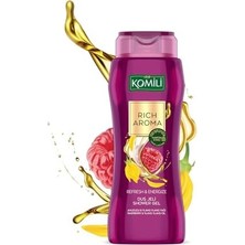 Uray Home 1878,  Rich Aroma Refresh&energize Kalıcı Parfüm Etkili Duş Jeli 500ML, F3100219-002, Mor