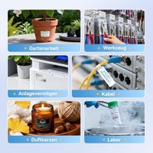 Emdeco M2 Termal Transfer Etiket Yazıcı, 2 Inç Bluetooth Etiketleme Cihazı, Yapışkan Bantlı, Yazı Cihazı, Kendinden Yapışkanlı Çıkartma Yazıcı, Ofis, Küçük Işletme, Okul, Cep Telefonları ve