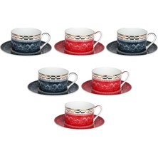 Emdeco Art Lancelot 6'lı Cay Fincanı Seti
