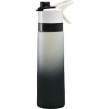 Uray Home Sprey Su Şişesi, Premium 650ML Kapasite, Sızma Önleyici Tasarım, Fitness ve Kullanım Için Ideal, Ergonomik Tutuş, Kolay Taşınabilir (Siyah Renk)