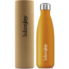 Emdeco Çelik 18/8 Lakenjoy Termos Şişe 0,50L - Turuncu