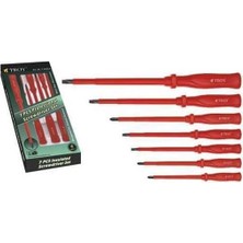 Emdeco 22305 Izoleli Tornavida Seti, 7 Parça