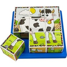 Emdeco Çiftlik Hayvanları 3D Puzzle - 9 Küp 6 Yapboz