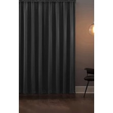 Emdeco Blackout Işık Geçirmez Fon Perde Füme Pilesiz Ekstraforlu Karartma Güneşlik 100X200