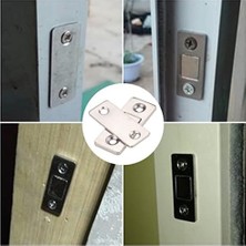 Emdeco 2 Çift Çok Amaçlı Kapı Kapak Dolap Çekmece Mobilya Durdurucu Kapatıcı Mıknatıslar