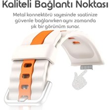 Emdeco Fit 4/4 Pro/fit 3 ile Uyumlu Dual Loop Silikon Kordon Premium Yumuşaklıkta Bileği Rahatsız Etmeyen Deformasyona Dayanıklı Çift Renk Yedek Fit 4 Kayışı