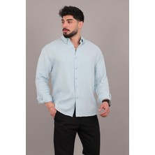 Stil Kombin Oversize Müslin Yazlık Uzun Kol Gömlek Mrs 202_40417