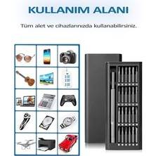 Emdeco Mini Tornavida Seti Özel Kutulu 25 Parça Profesyonel Masa Telefon Gözlük Saat Tamir Seti Yıdız Torx