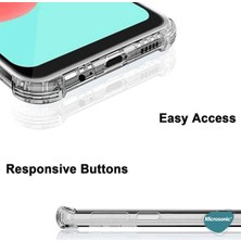 Emdeco Galaxy A03 Için Kılıf Absorbing Şeffaf [galaxy A03 ile Uyumlu Kılıf - Şeffaf]