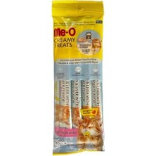 Emdeco Me-O Creamy Treats Tavuklu Cigerli ve Keçi Sütlü Kedi Ödülü 15GR 4lü