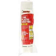 Emdeco P1025/3 Polietilen Kaplama, 10' x 25' x 3 Mil, Şeffaf