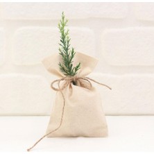 Uray Home Düz Krem Ham Bez Kese, 10X15 cm 10 Adet