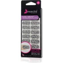 MiraLive Gri Kare Desenli Yapıştırma Oje (20'li)