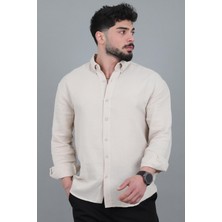 Stil Kombin Oversize Müslin Yazlık Uzun Kol Gömlek Mrs 202_40417