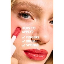 MiraLive Cream Co. Allık Ruj Göz Farı Glow Tint Chili Red, Nemlendirici Makyaj, 506 Kiremit, Hyaluronik Asit Peptit