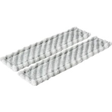 Emdeco And Glassvac Akülü Cam Temizleme Makinesi ile Uyumlu Yedek Mikrofiber Bez, Beyaz