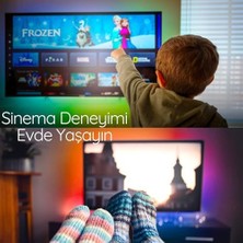 Uray Home Tv Arkası Animasyonlu Rgb Şerit LED Seti Kumandalı 3 Metre - - 5V USB Girişli