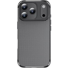 Emdeco 17 Pro Için Kılıf Negro Silikon Kapak Karbon Görünümlü