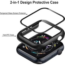 Emdeco 49 mm Ekran Koruyucu ve Kılıf Bir Arada Tam Koruma (Siyah)