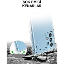 Emdeco Galaxy A21S Şeffaf Airbag Antishock Köşe Korumalı Silikon Kılıf