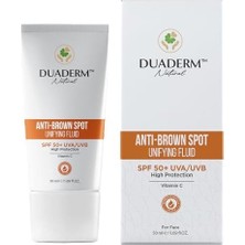 Emdeco Leke Karşıtı Yüz Güneş Kremi SPF50+, Vitamin C + Uva/uvb Korumalı, 50 ml