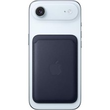 MiraLive Için Magsafe Özellikli Mikro Dokuma Cüzdan - Siyah ​​​​​​​