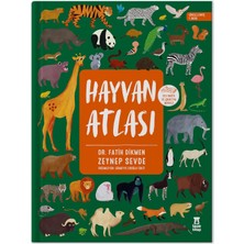 MiraLive Hayvan Atlası (Dünya Haritası ve Çıkartma Hediyeli)