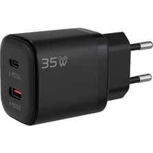 MiraLive Redline 35W Gan Type-C ve Type-C Girisli Hizli Sarj Adaptörü