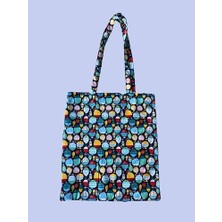 Emdeco - Balık Baskılı Bez Çanta