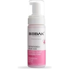 Emdeco Bebak Pharma Series Hassas Ciltler Için Yatıştırıcı Temizleme Köpüğü 160 ml
