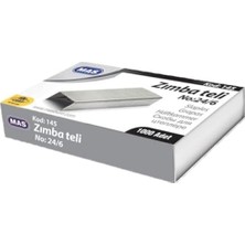 MiraLive Zımba Makinesi ve 4000 Tane Tel Ofis Zımba Makinesi Tel Bükmez Paslanmaz Avantajlı Set NO-758