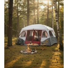 lstri Kamp ve Deprem Çadırı 2 Odalı Aile Büyük Çift Katman DAYANIKLI430X305X203 cm