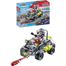 Emdeco City Action 71147 Swat-Multi-Terrain-Quad, Dönüştürülebilir Sek Sürat Teknesi, 5 Yaş ve Üzeri Çocuklar Için Oyuncak