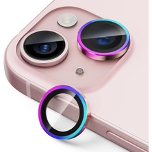 Emdeco 13,13 Mini,12 Pro Max Için, Kamera Lens Koruyucu, Basit Kurulum, Hd Berrak Görüntü, Metal Çerçeve, 9h Temperli Cam, Çizilmeye Dayanıklı, Camera Lens Protector (Renkli)
