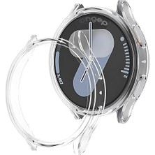 Emdeco Galaxy 7 44MM Için 360° Kasa Koruyucu Yumuşak Tpu Kılıf Dokunmatiği ve Netliği Etkilemeyen Galaxy 7 Ekran Koruyucu Kılıf Darbelere Karşı Galaxy 7 44MM Koruma (Şeffaf)