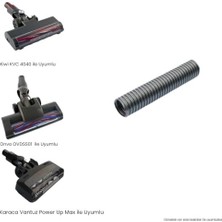 Emdeco Kvc 4040, Onvo OVDSS01, Vantuz Power Up Max ile Uyumlu Süpürge Emici Başlık Ara Hortum