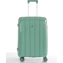 Mçs Unisex Ultra Esnek Logolu Teleskopik Saplı 4 Çifli 360C°DÖNEBILIR Tekerli Valiz