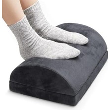 MiraLive - Çalışma Masası Altı Için Ergonomik Ayak Desteği, Ofis Koltuğu ve Oyun Koltuğu Için Ayak Yastığı, Ayak Koyma Yeri Taburesi, Rahatlatıcı Yarım Silindir Masa Altı Ayak Minderi Ayaklık