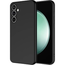 Emdeco Galaxy S23 Fe Uyumlu Içi Kadife Leke Tutmaz Yumuşak Lansman Kılıf (Siyah)