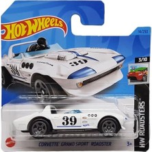 Emdeco - Corvette Grand Sport Roadster - Hw Roadsters 3/10 - HKK09 - Short Card - Gm - Bell - Good - Mattel 2023