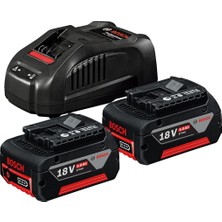 MiraLive Professional 18 Volt Akü Şarj Cihazı Seti (2 x 5,0 Ah Li-Ion Akü + Gal 1880 Cv Şarj Cihazı, Karton Kutuda)