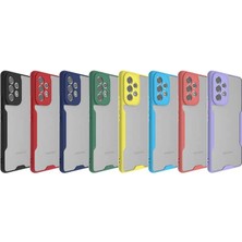 Emdeco Galaxy A73 5g Kılıf Kamera Korumalı Arkas Mat Silikon Platin