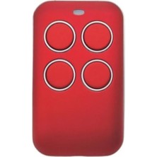 Emdeco Akıllı Kodlanabilir Kopyalanabilir Kumanda 433 Mhz – Otomatik Kapı, Kepenk ve Panjur Uyumlu Şık Tasarım - Kırmızı