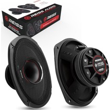 Oto Midrange Oval 6x9 Inç 300 Watt Kapaklı Çift Takım