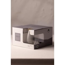 Emdeco Astoria Premium Meşrubat Bardağı Koleksiyonu - Altın Yaldızlı Kristal Cam - 4 Parça 570CC Kapasiteli - El Işçiliği Detaylar - Içecek Servisi