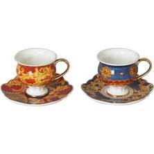 Emdeco Art Clarissa Dörtlü Ayaklı Kahve Fincanı Seti