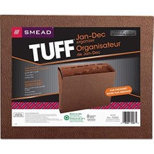 Emdeco Genişleyen Dosya, Aylık (Ocak-Aralık), 12 Cep, Mektup Boyutu, Redrope-Baskılı Stok (70488)