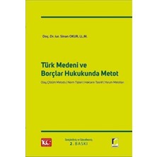 Emdeco Türk Medeni ve Borçlar Hukukunda Metot (Ciltli)