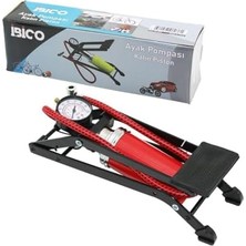 Emdeco Yatay Model Kalın Pistonlu Ayak Pompası Oto-Araç - Bisiklet-Motor Lastik - Top - Şişme Yatak-Havuz (5122)