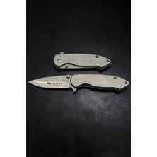 Keskin Adam Sibirya S-2043 16,5 cm Tamamı Paslanmaz Çelik Kamp Outdoor Cep Çakı